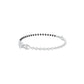 The Protected Heart Diamond Mangalsutra Bracelet 18 KT / White Gold
