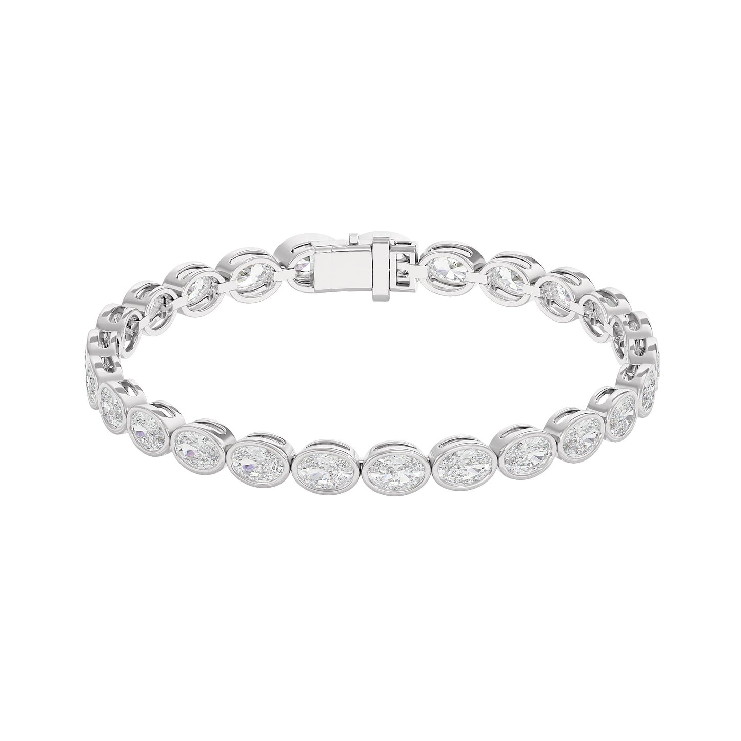 MJ-LB70789-2 18 KT / White Gold