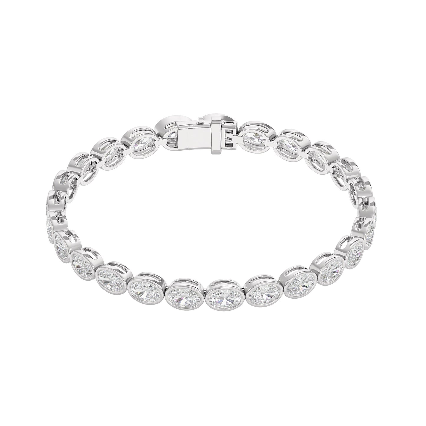 MJ-LB70789-2 18 KT / White Gold