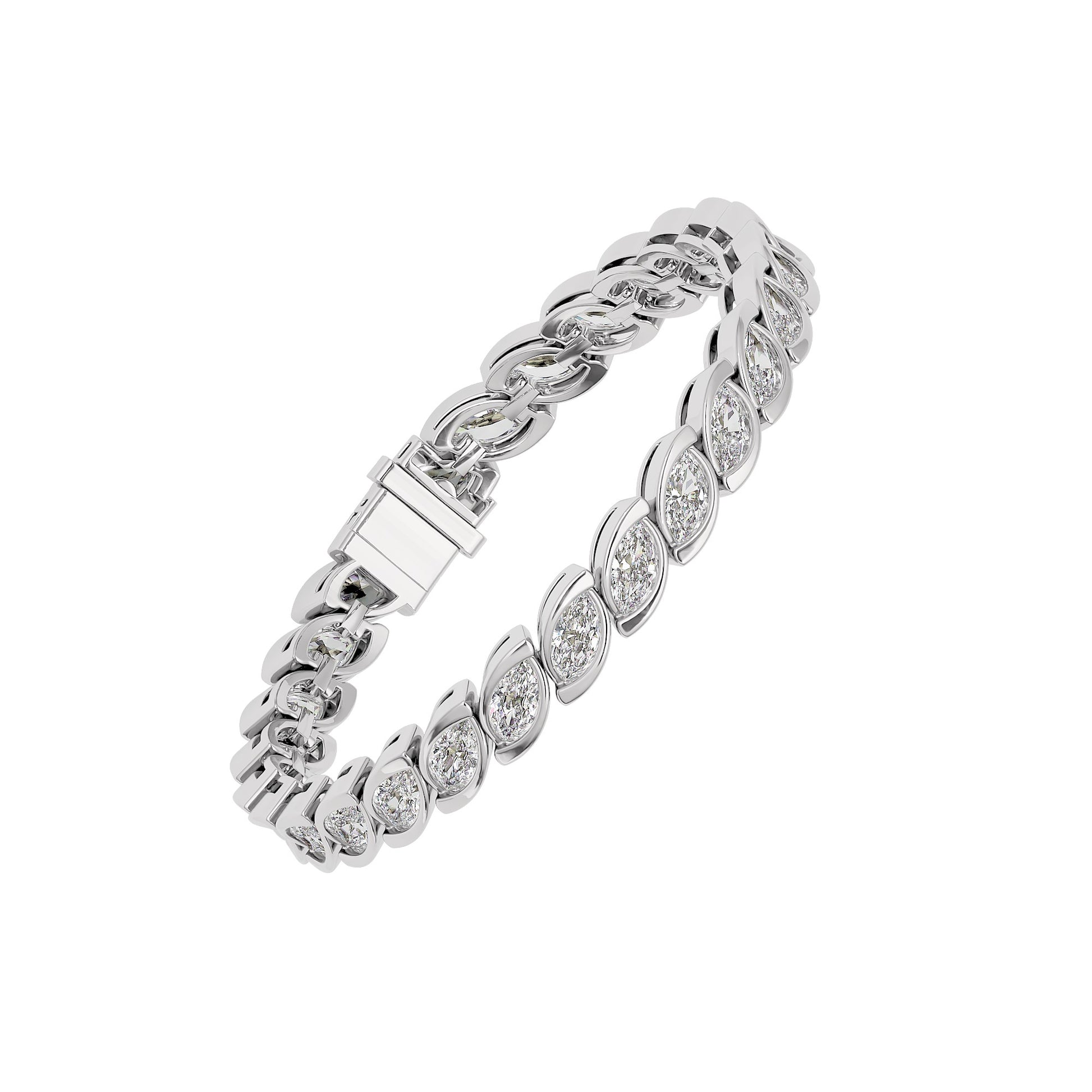 MJ-LB70939-1 18 KT / White Gold