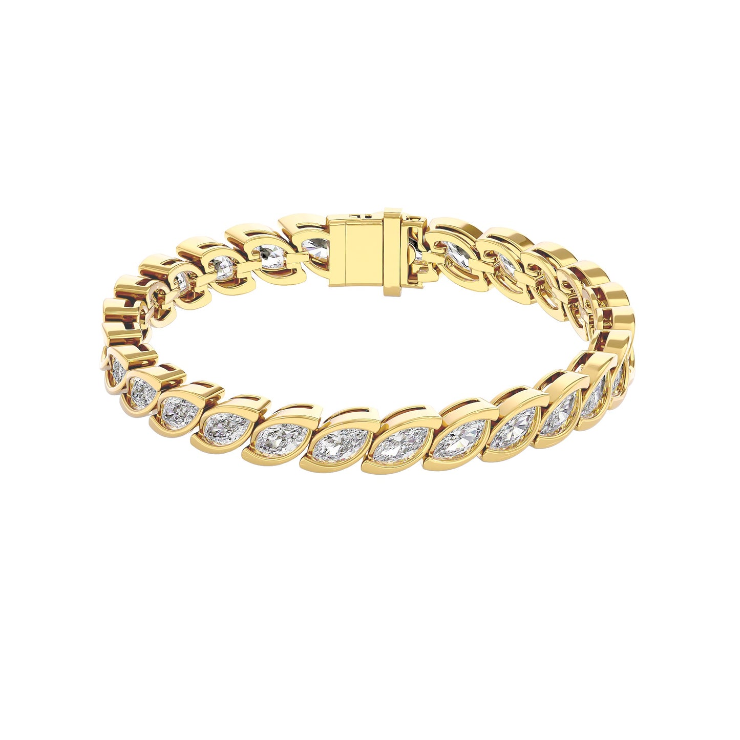 MJ-LB70939-1 18 KT / Yellow Gold