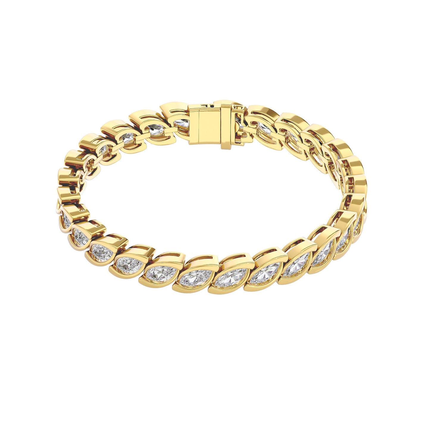 MJ-LB70939-1 18 KT / Yellow Gold