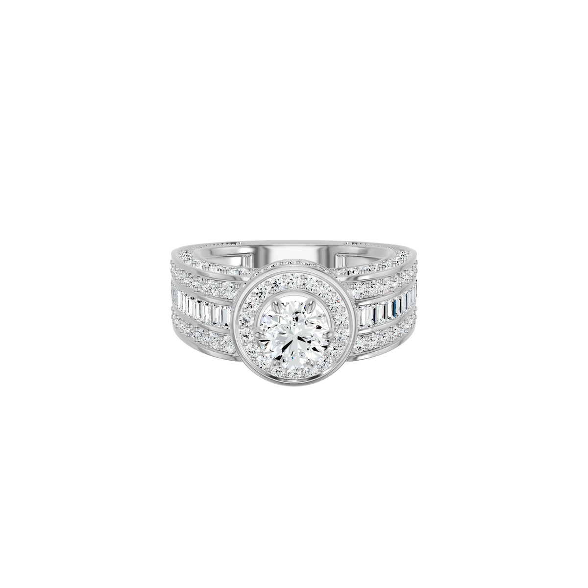MJ-MLR01233 18 KT / White Gold / 18