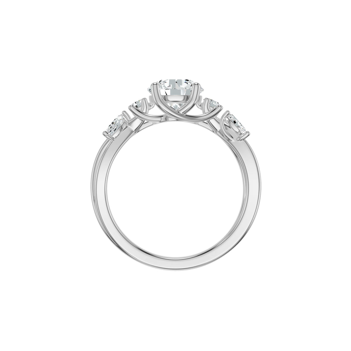 MJ-MLR01238 18 KT / White Gold / 18