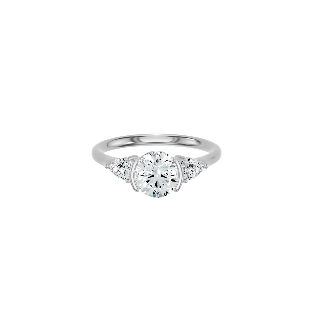MJ-MLR01244 18 KT / White Gold / 18