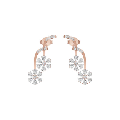 Small Brylee Diamond Stud Earrings