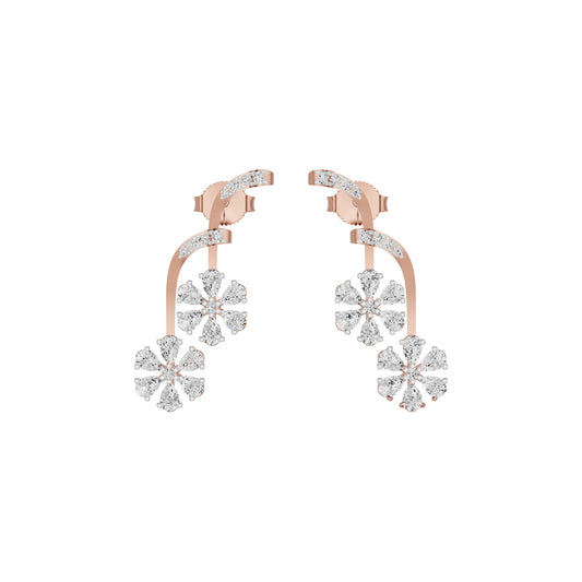 Small Brylee Diamond Stud Earrings