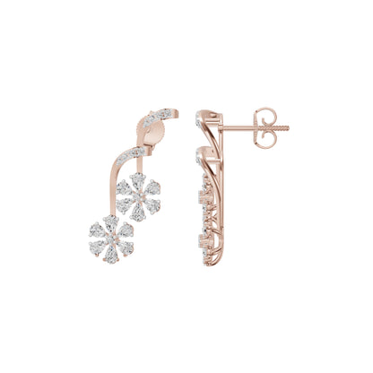Small Brylee Diamond Stud Earrings