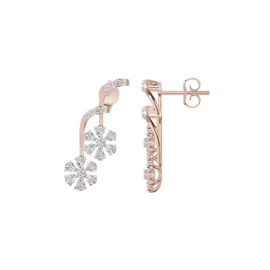 Small Brylee Diamond Stud Earrings