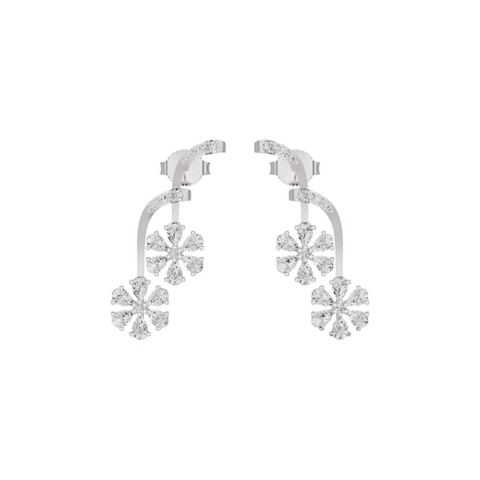 Small Brylee Diamond Stud Earrings
