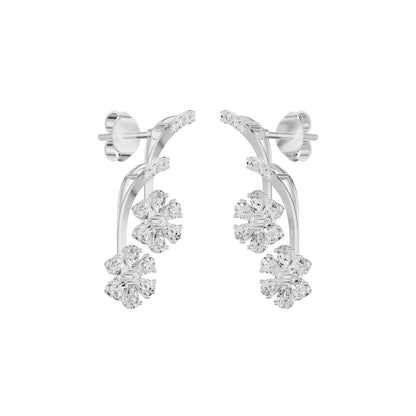 Small Brylee Diamond Stud Earrings