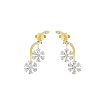 Small Brylee Diamond Stud Earrings