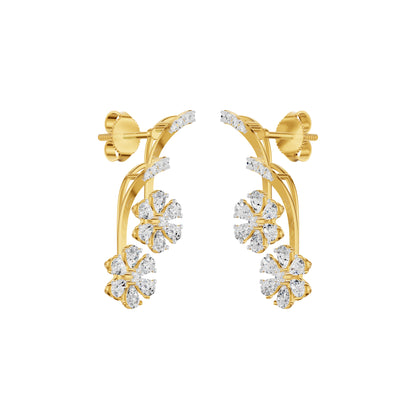 Small Brylee Diamond Stud Earrings