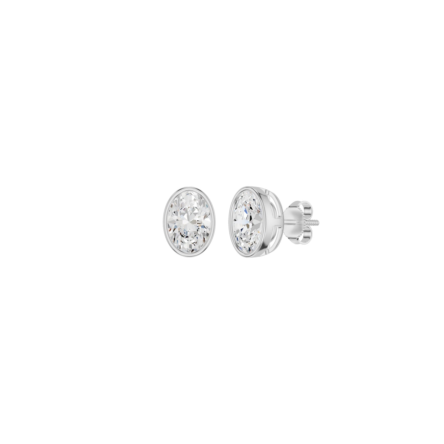 White Whisper Diamond Earrings