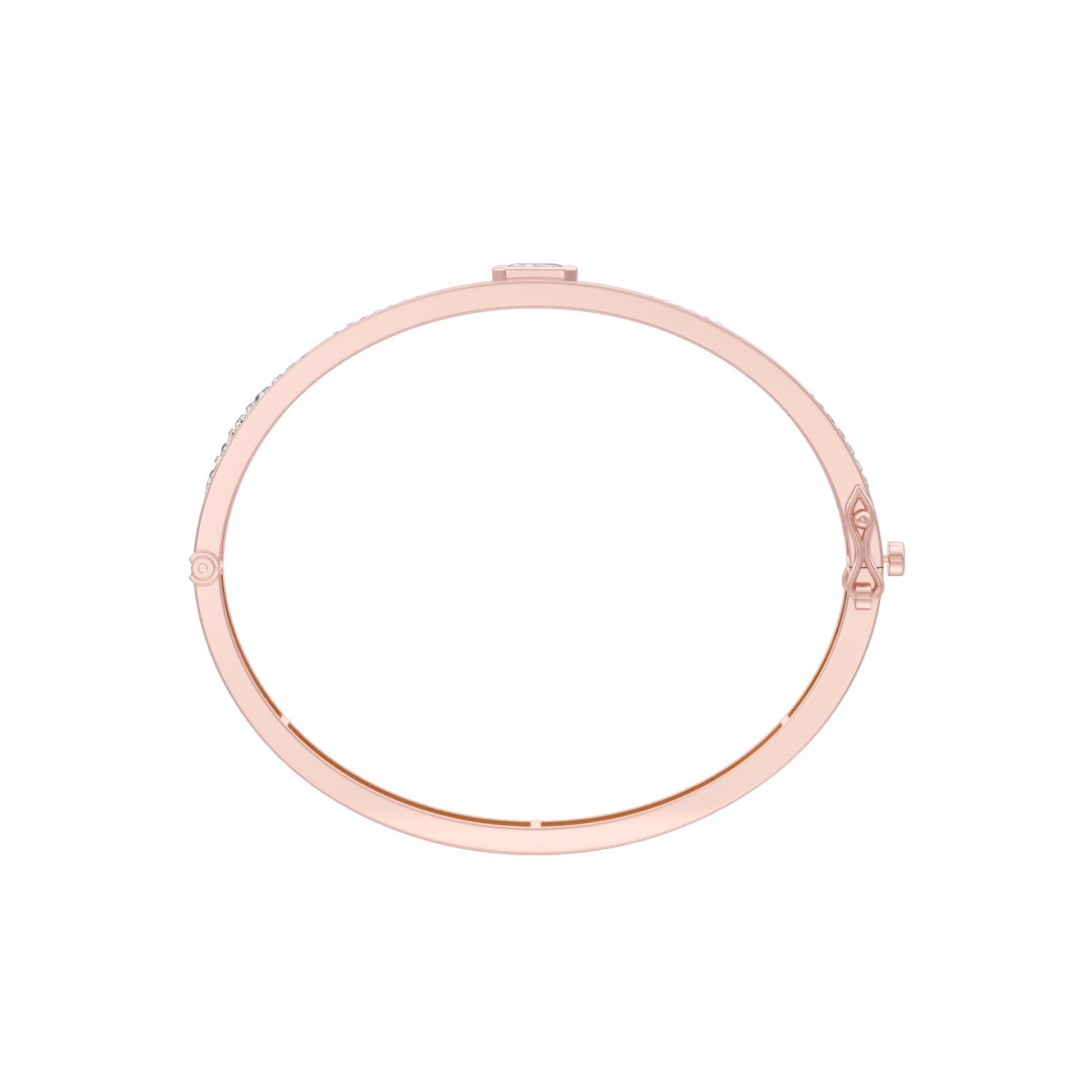 The Modern Classic Diamond Mangalsutra Bracelet 18 KT / Rose Gold