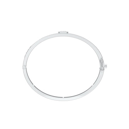 The Modern Classic Diamond Mangalsutra Bracelet 18 KT / White Gold