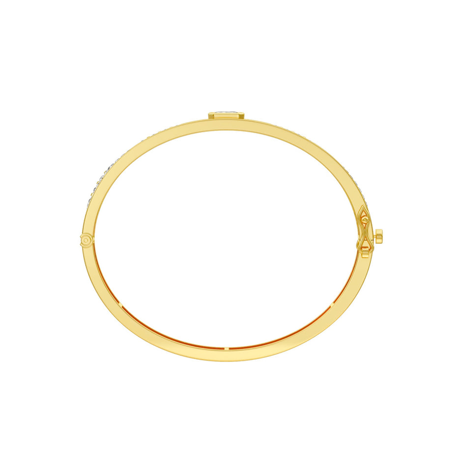 The Modern Classic Diamond Mangalsutra Bracelet 18 KT / Yellow Gold