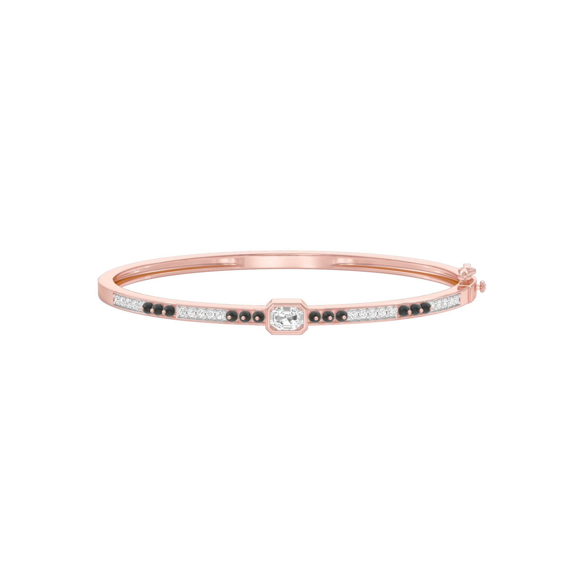 The Minimal Muse Diamond Mangalsutra Bracelet 18 KT / Rose Gold