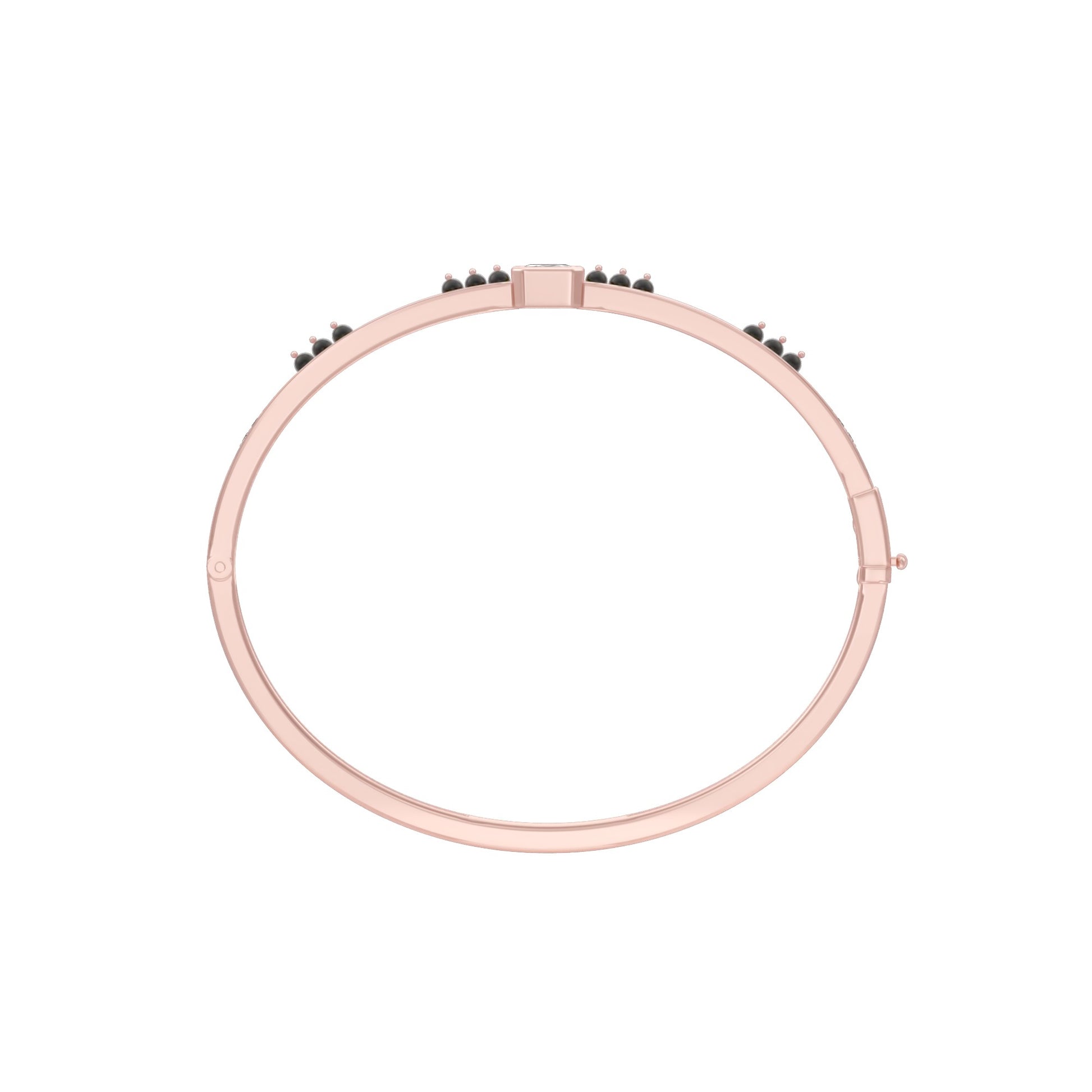 The Minimal Muse Diamond Mangalsutra Bracelet 18 KT / Rose Gold