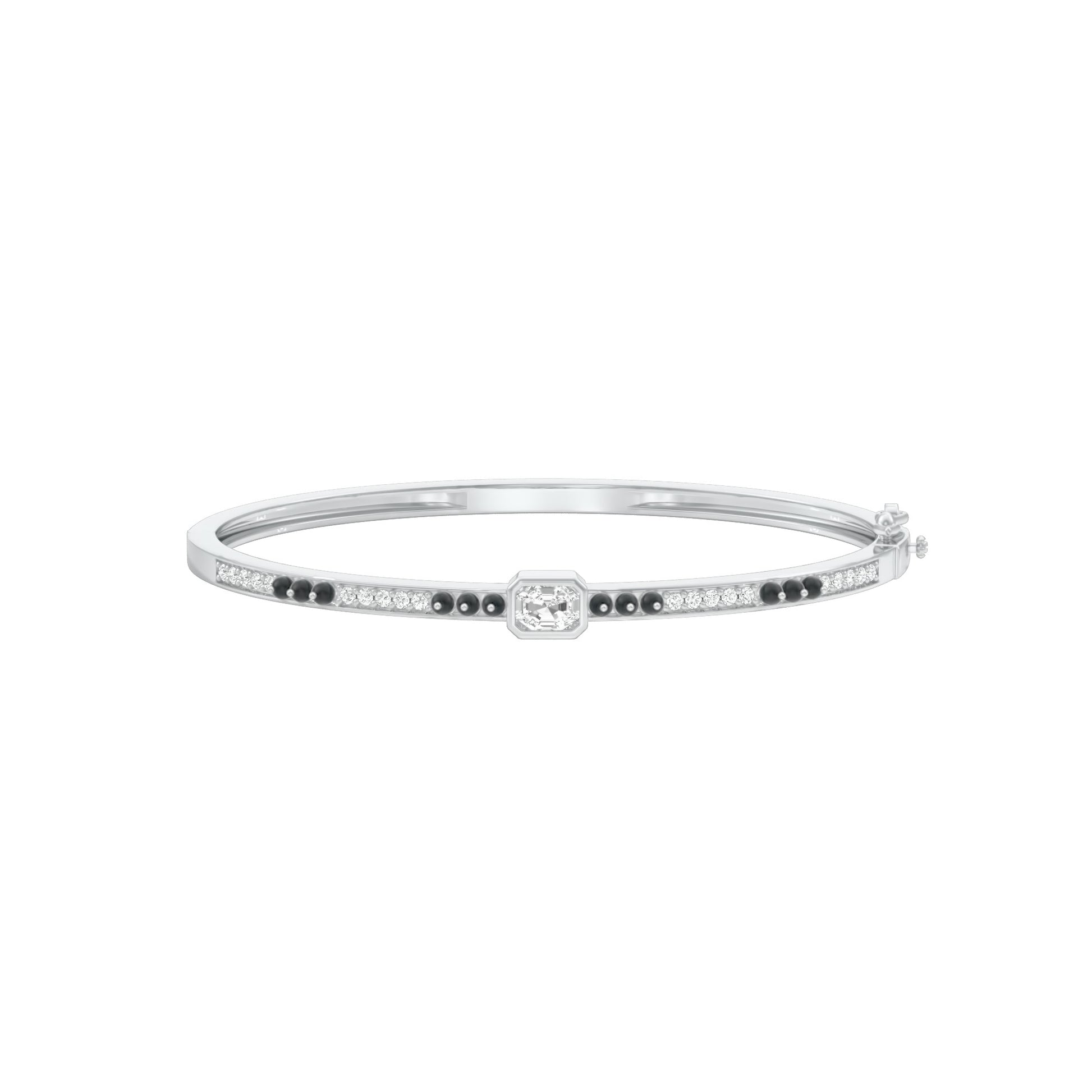 The Minimal Muse Diamond Mangalsutra Bracelet 18 KT / White Gold