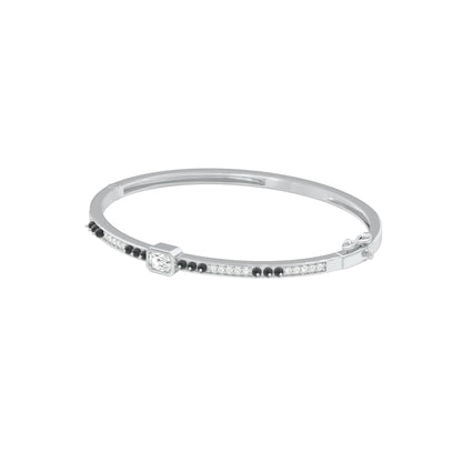The Minimal Muse Diamond Mangalsutra Bracelet 18 KT / White Gold