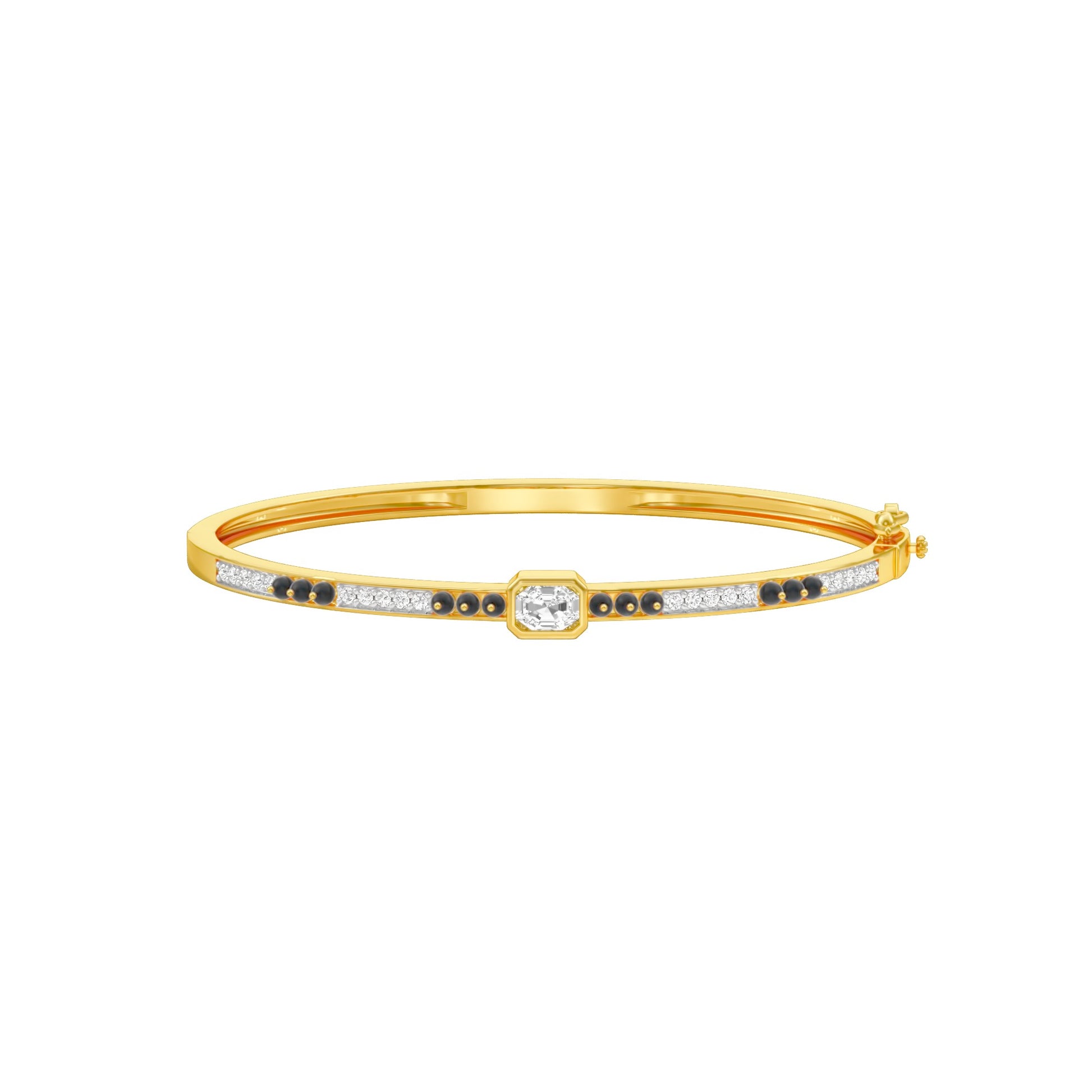 The Minimal Muse Diamond Mangalsutra Bracelet 18 KT / Yellow Gold