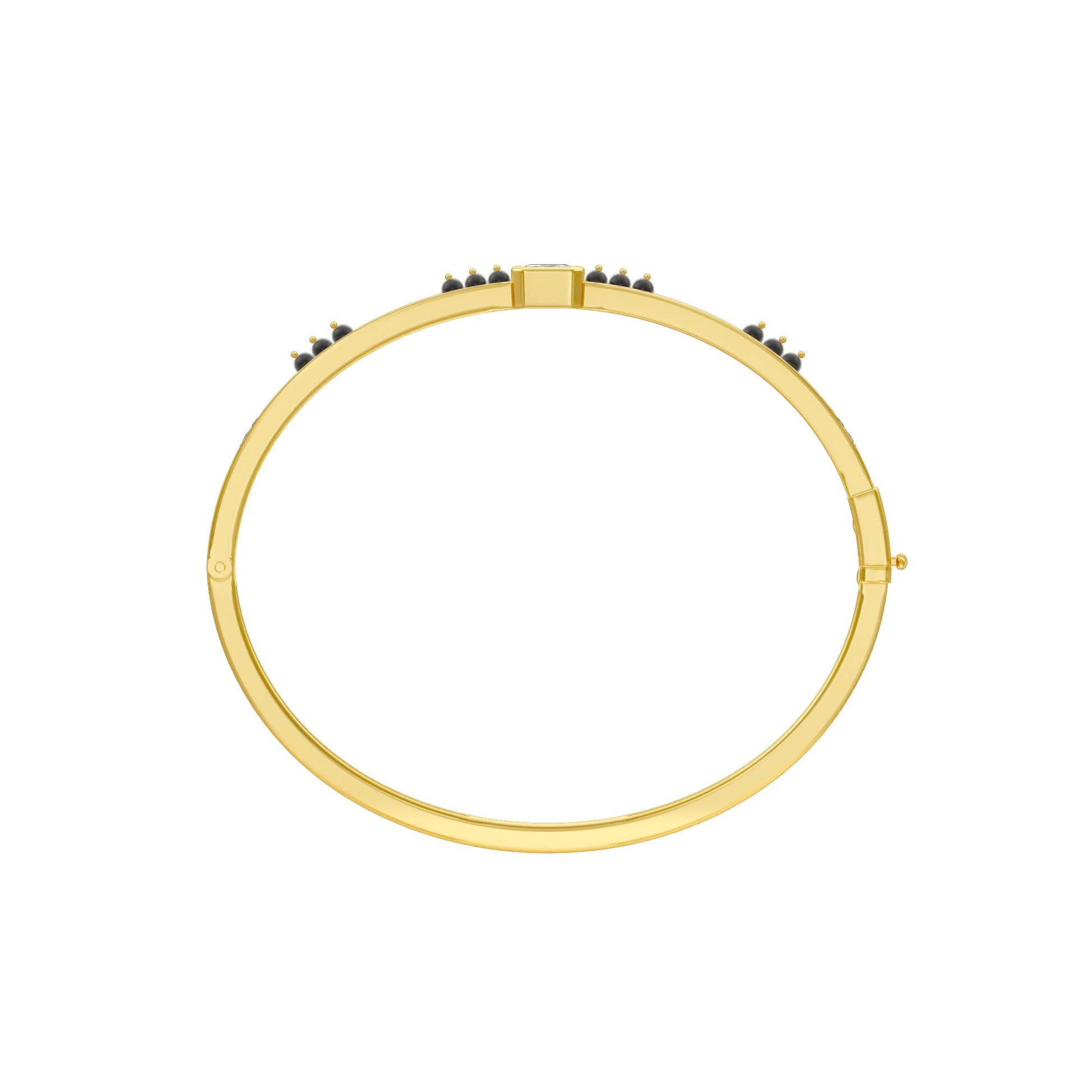 The Minimal Muse Diamond Mangalsutra Bracelet 18 KT / Yellow Gold