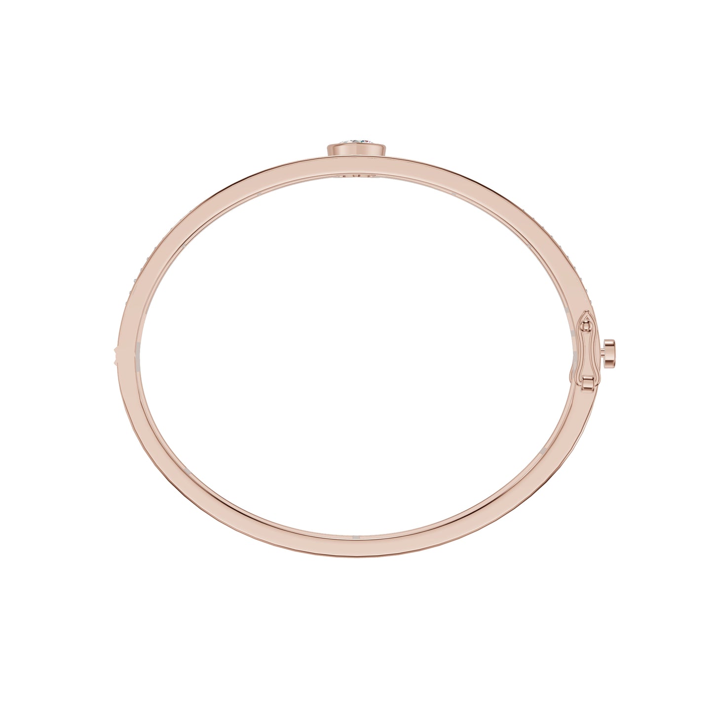 The Twin Soul Diamond Mangalsutra Bracelet 18 KT / Rose Gold