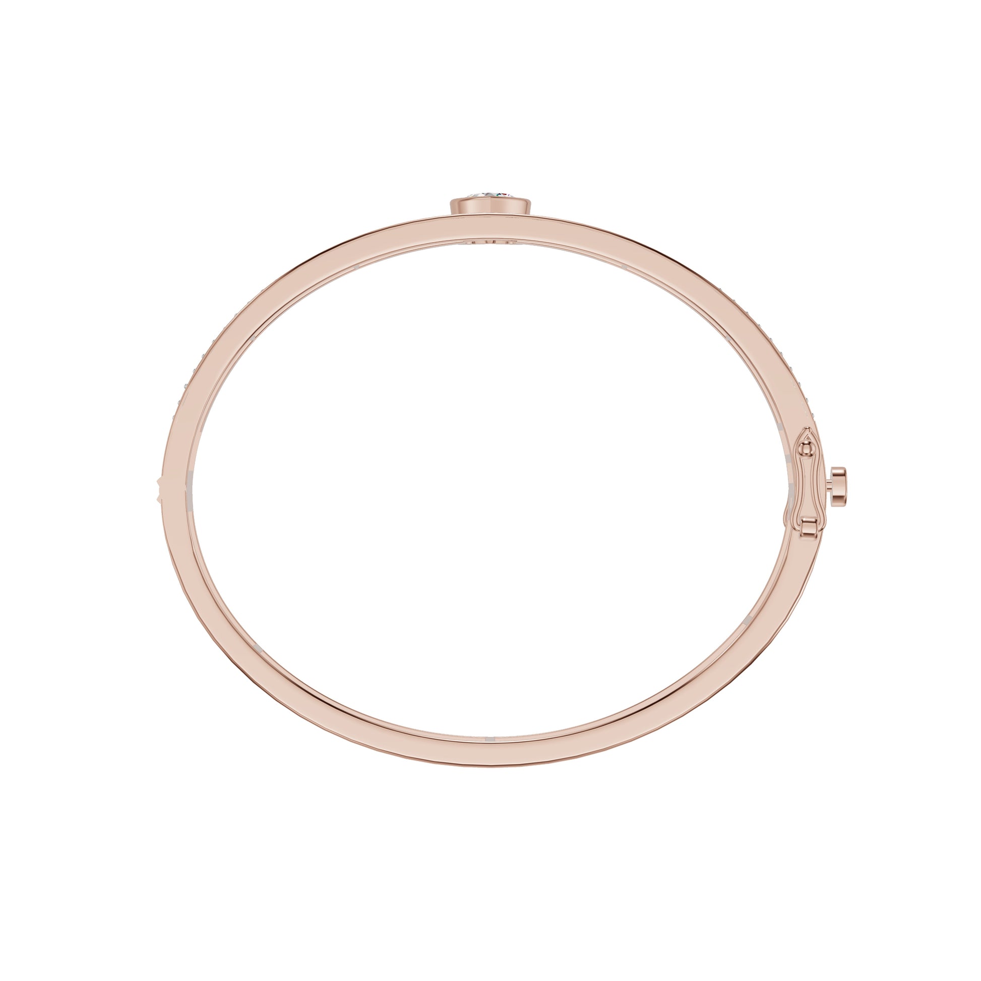 The Twin Soul Diamond Mangalsutra Bracelet 18 KT / Rose Gold