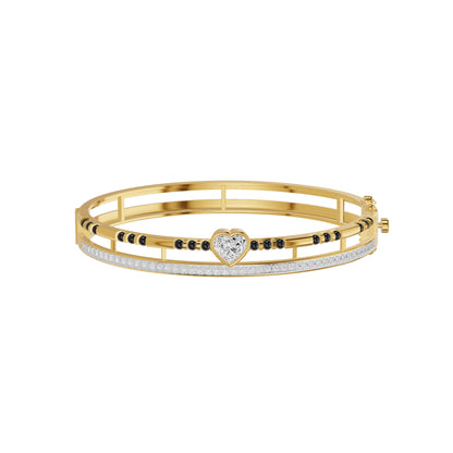The Twin Soul Diamond Mangalsutra Bracelet 18 KT / Yellow Gold