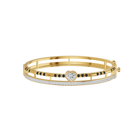 The Twin Soul Diamond Mangalsutra Bracelet 18 KT / Yellow Gold