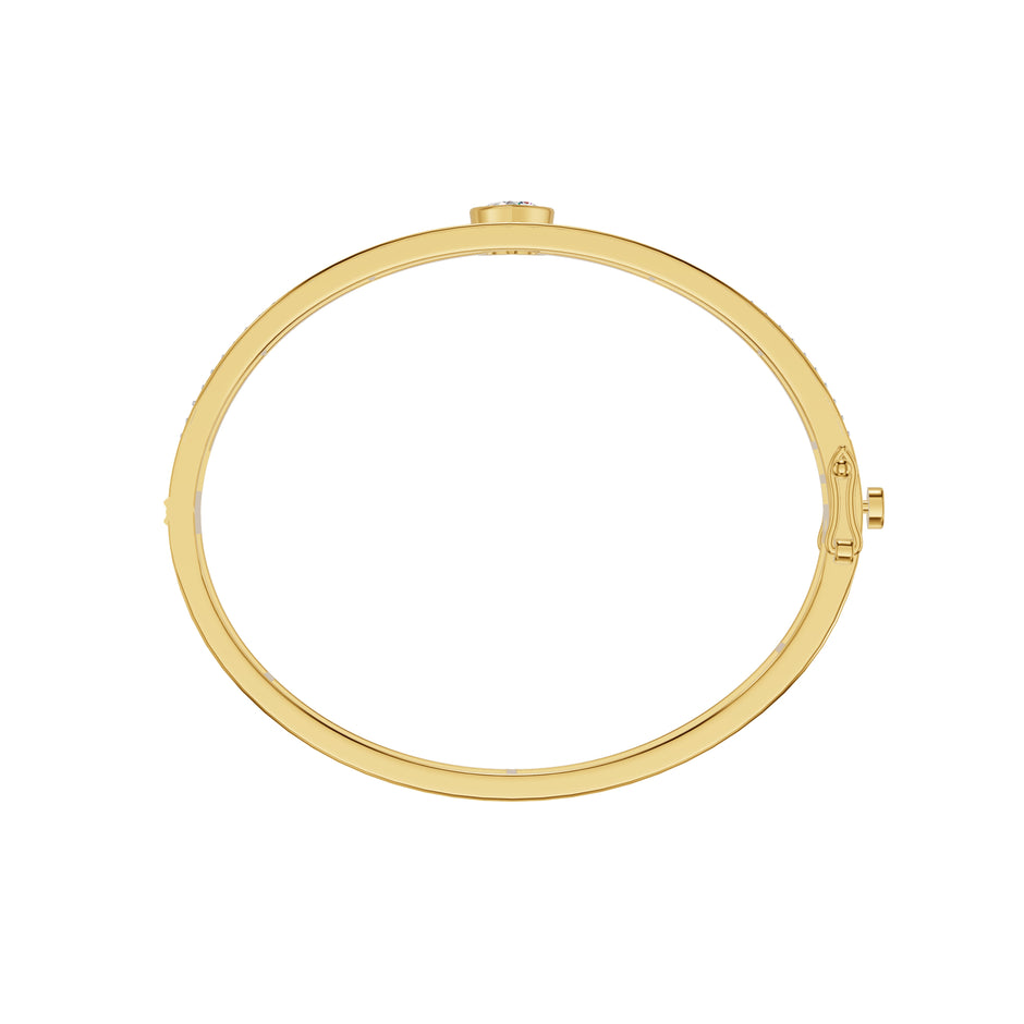 The Twin Soul Diamond Mangalsutra Bracelet 18 KT / Yellow Gold