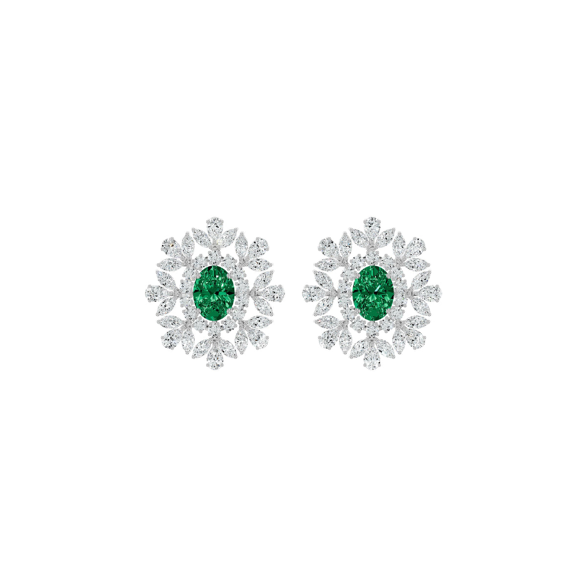 MJ-PT64678E 18 KT / White Gold