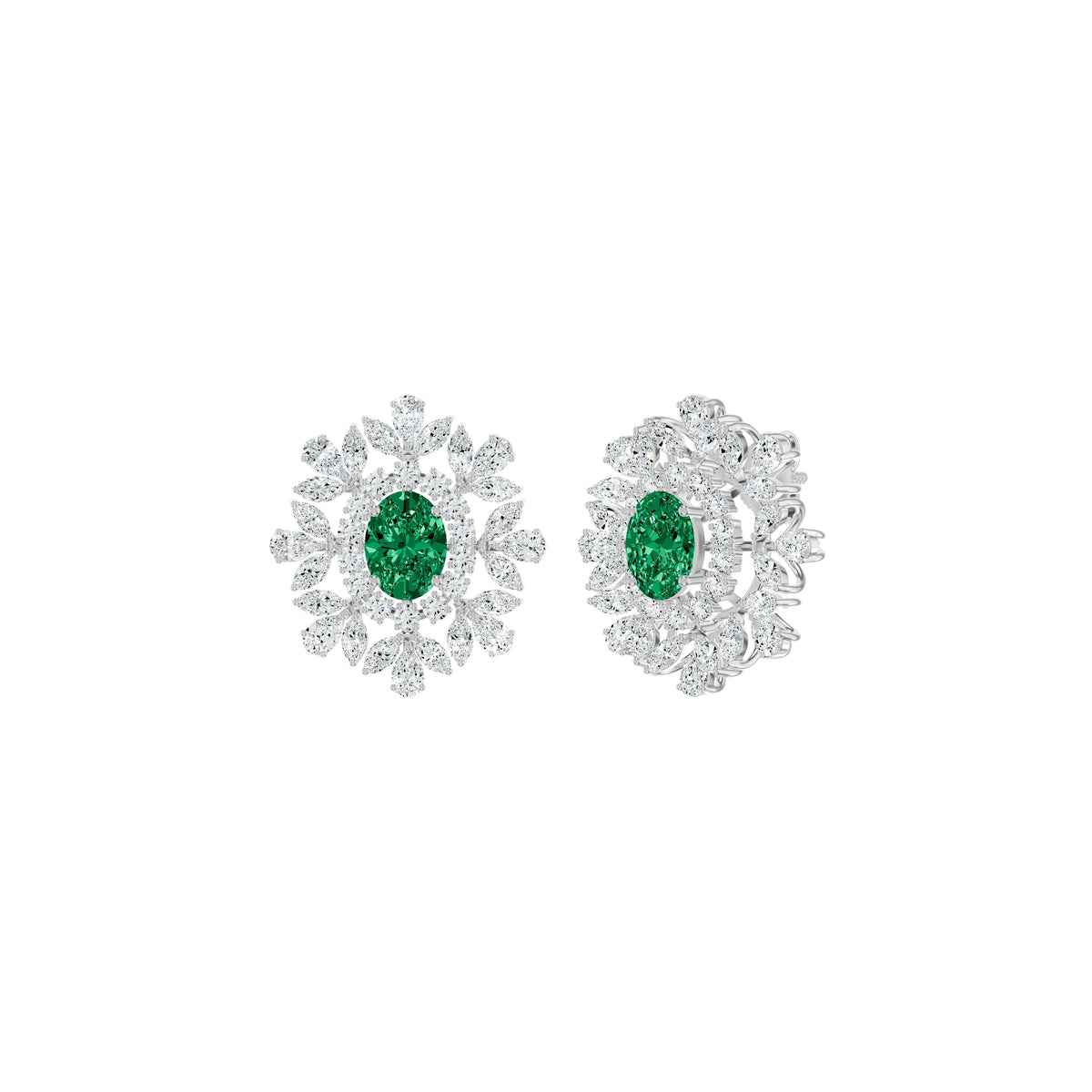MJ-PT64678E 18 KT / White Gold