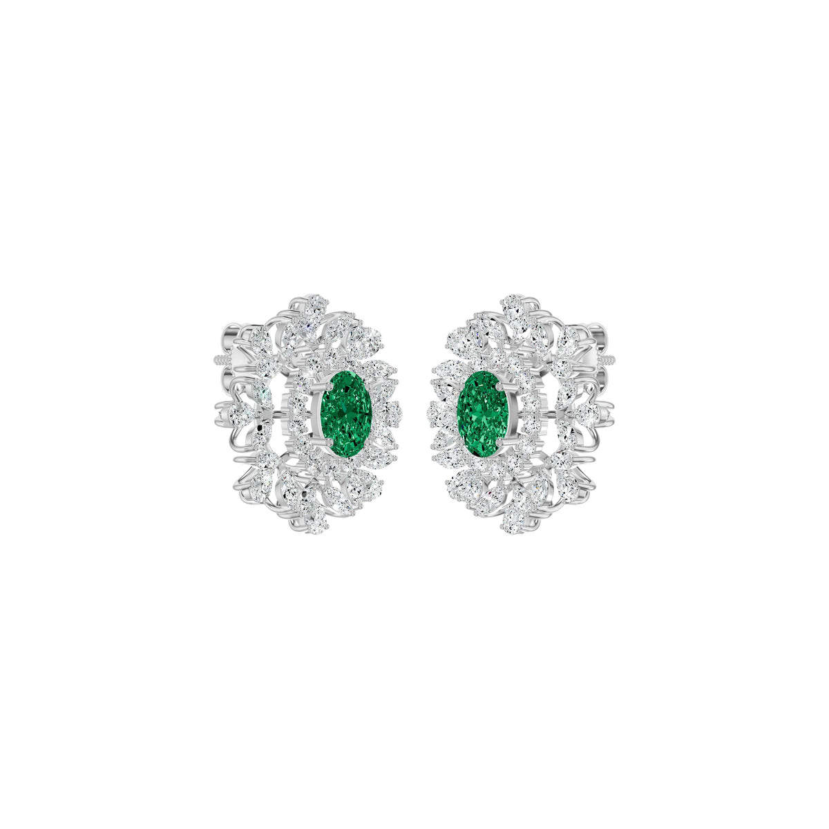 MJ-PT64678E 18 KT / White Gold