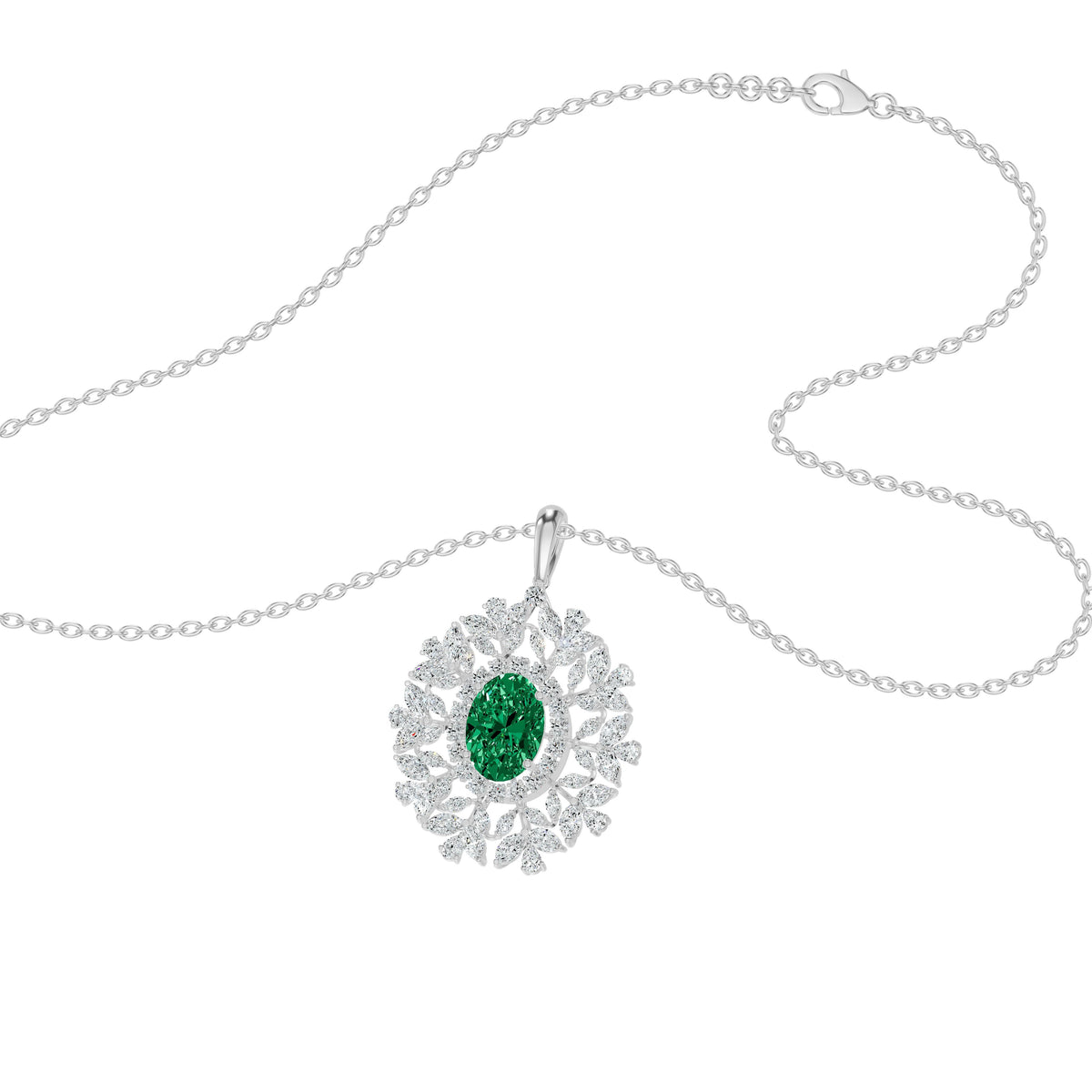 MJ-PT64678 18 KT / White Gold