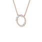Fancy Mix Eternal Circle Diamond Chain Necklace