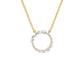 Fancy Mix Eternal Circle Diamond Chain Necklace