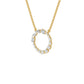 Fancy Mix Eternal Circle Diamond Chain Necklace