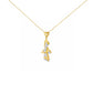 Graceful Bloom Dual-Tone Pendant