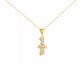 Graceful Bloom Dual-Tone Pendant