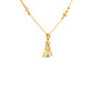 Filigree Triangle Gold Necklace