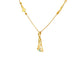 Filigree Triangle Gold Necklace