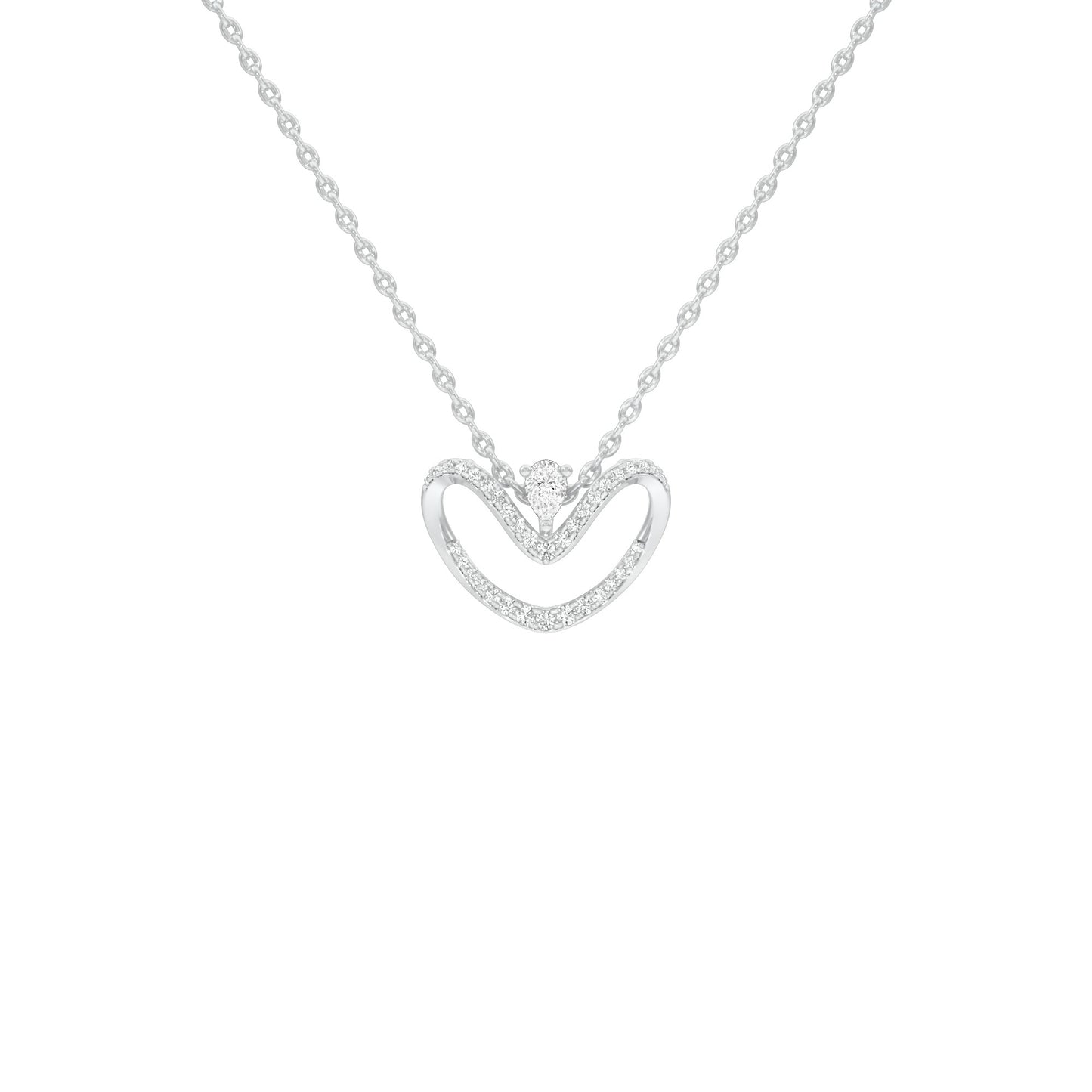 NJ-CNL0032 18 KT / White Gold