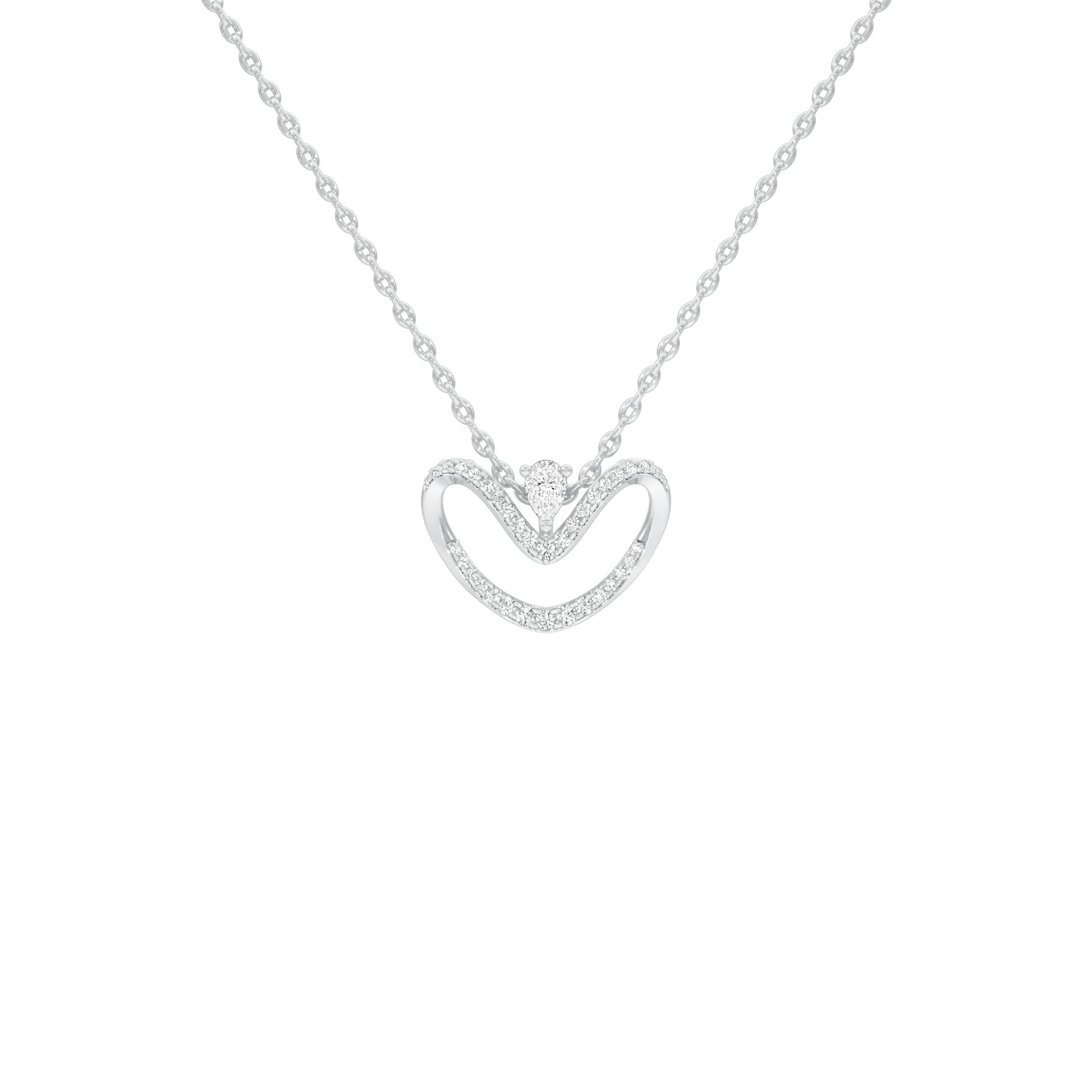 NJ-CNL0032 18 KT / White Gold