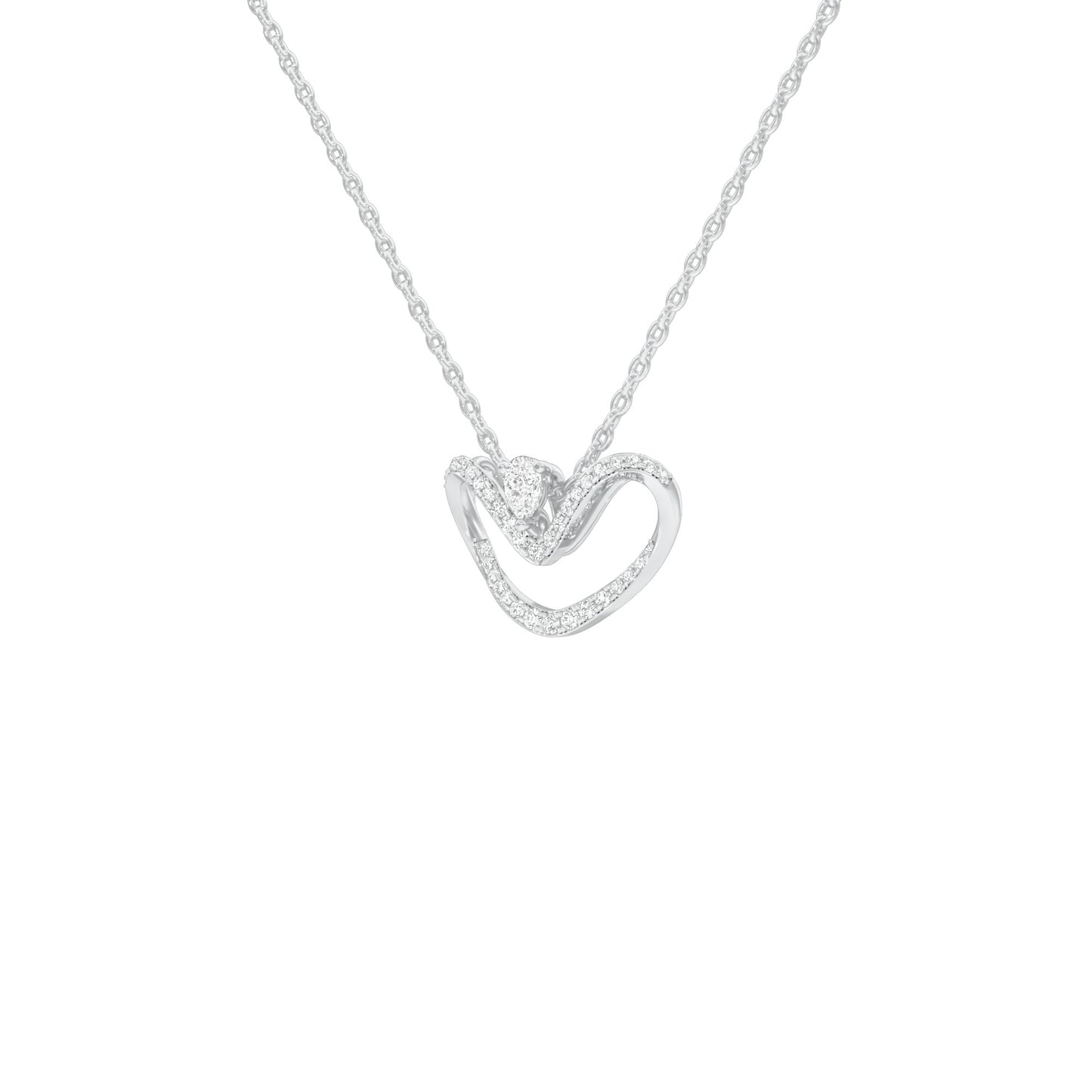 NJ-CNL0032 18 KT / White Gold