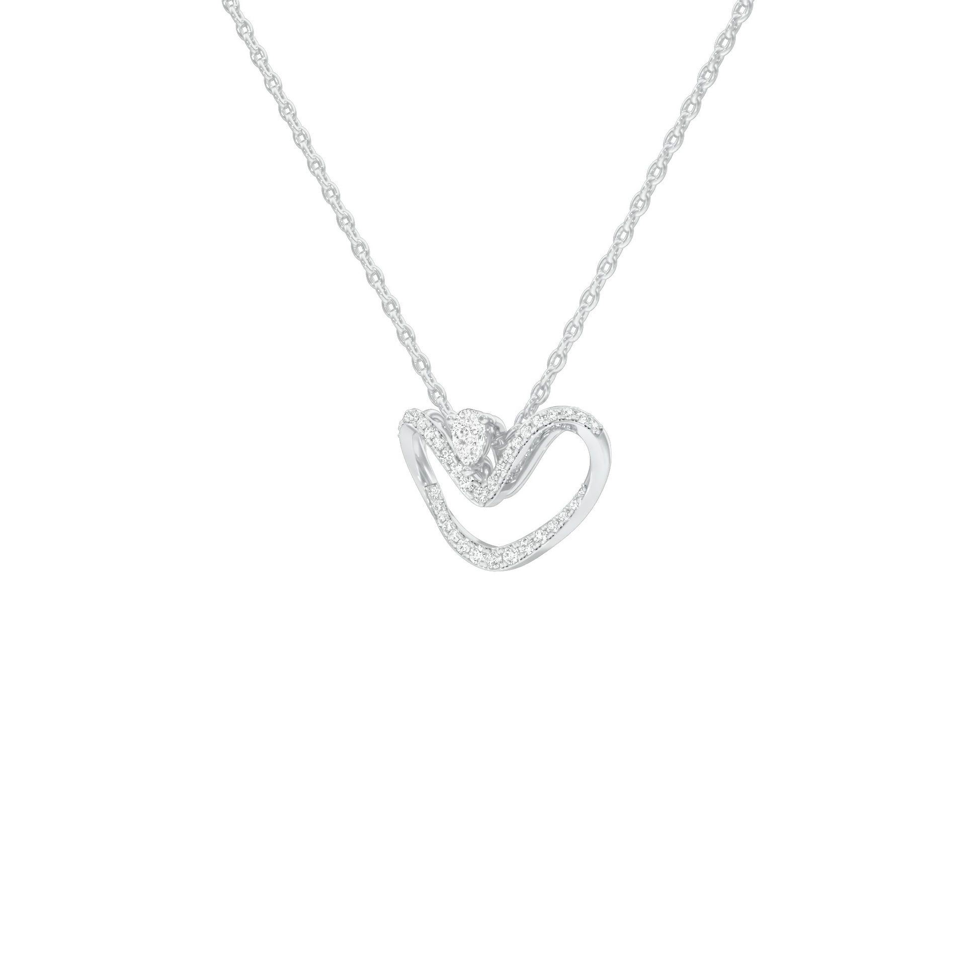 NJ-CNL0032 18 KT / White Gold