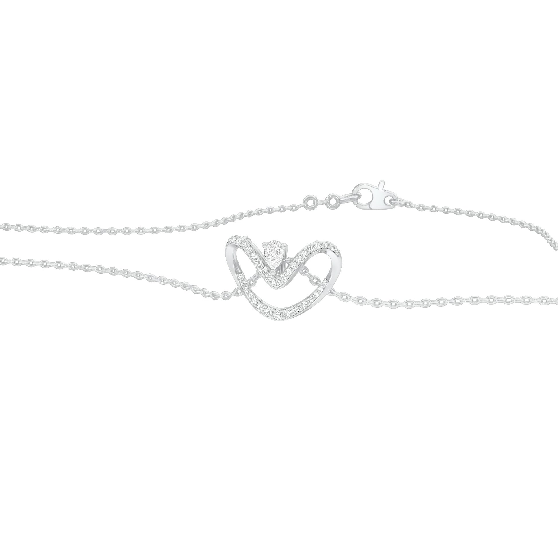 NJ-CNL0032 18 KT / White Gold