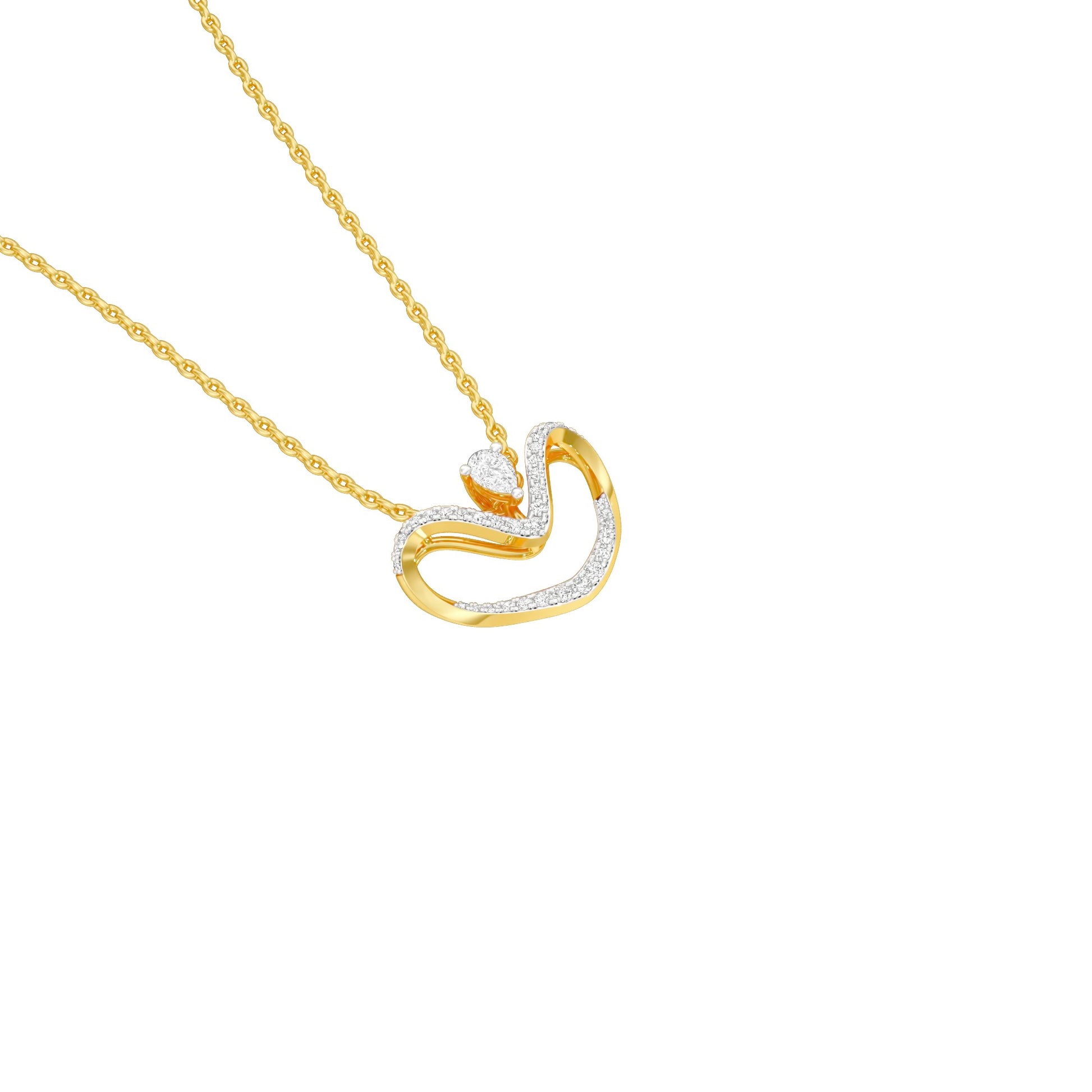 NJ-CNL0032 18 KT / Yellow Gold