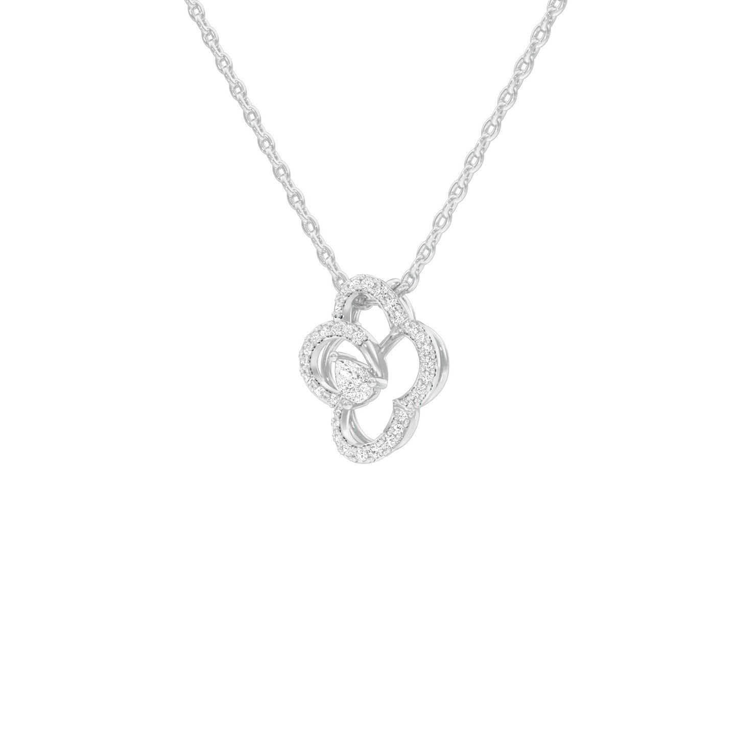 NJ-CNL0039 18 KT / White Gold